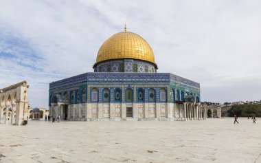 Temple Mount kayada kubbe. Kudüs. İsrail.
