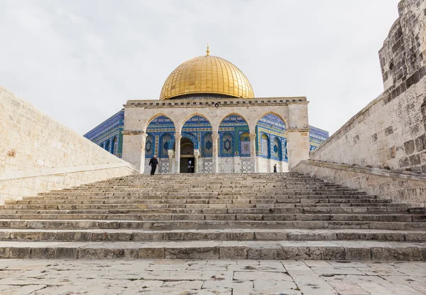 Kuppel auf dem Felsen auf dem Tempelberg. jerusalem. Deutschland. — Stockfoto