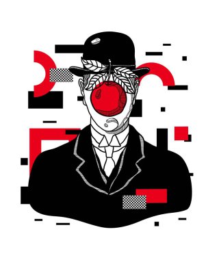 İnsanoğlunun Oğlu Yazan Rene Magritte yaratıcı kompozisyon 