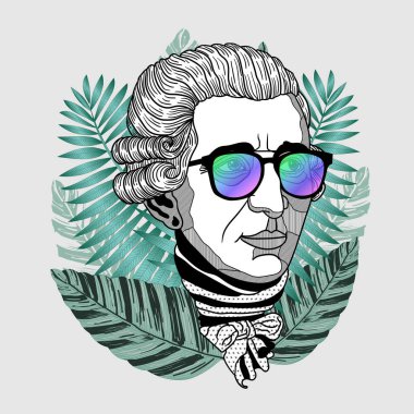 Vektör çizgileri klasik el çizimi illüstrasyon. saman