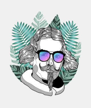 Velazquez . Vektör illüstrasyon eli çizildi. 