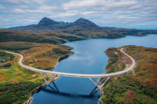 Міст Кайлеску Вздовж Nc500 Північній Шотландії Знятий Серпні 2020 Року — стокове фото