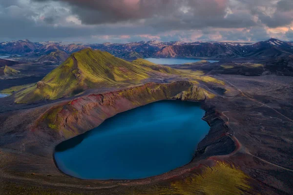 Highlands Southern Iceland Taken August 2020 Post Processed Using Exposure — 스톡 사진