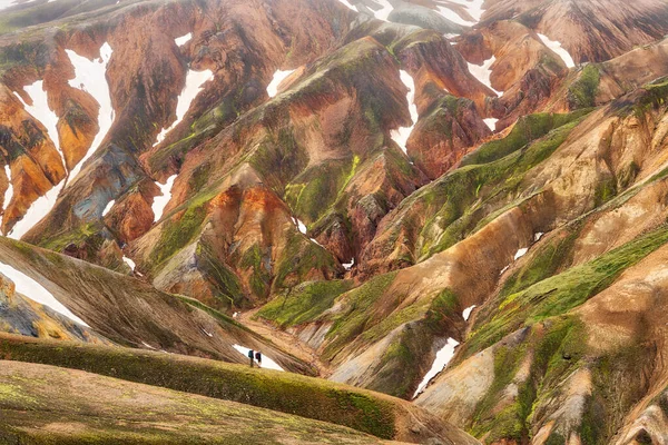 Tierras Altas Sur Islandia Tomadas Agosto 2020 Después Ser Procesadas — Foto de Stock