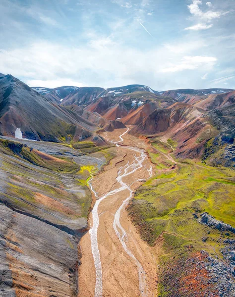 Hautes Terres Sud Islande Prises Août 2020 Post Traitées Avec — Photo