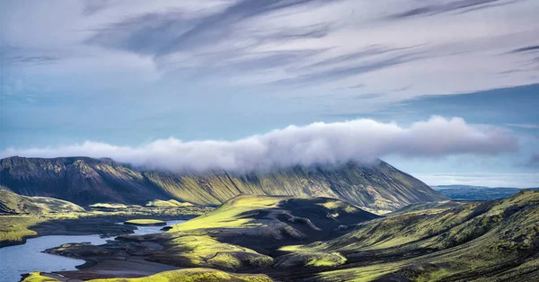 Terras Altas Sul Islândia Tomadas Agosto 2020 Pós Processadas Usando — Fotografia de Stock
