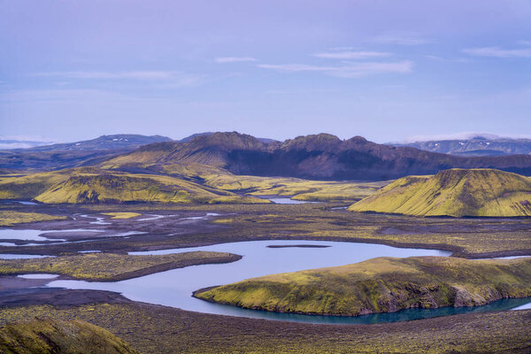 Highlands in Southern Iceland taken in August 2020, post processed using exposure bracketing