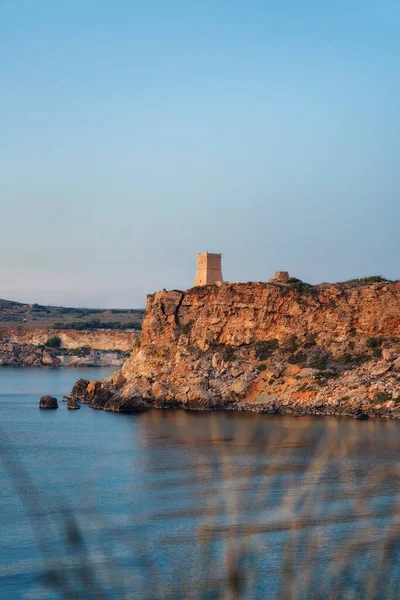 Kasım 2020 Malta Daki Riviera Plajı Nda Çekildi — Stok fotoğraf