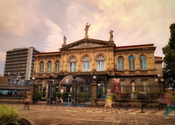 Teatro Nacional Costa Rica San Jose Pós Processado Usando Suporte — Fotografia de Stock