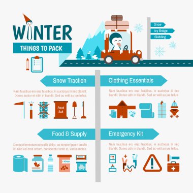 Emanet gezi için Infographics