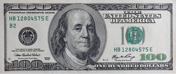 Yüz Dolarlık banknotlar. Dolar Kapanışı Konsepti