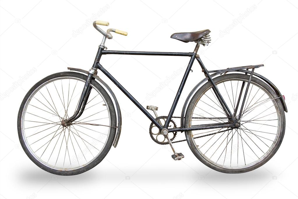 old bike isolated 