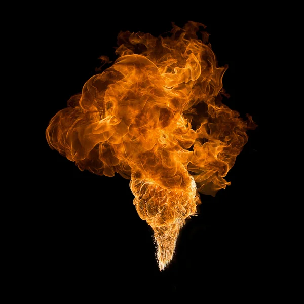 Textura explosão de fogo — Fotografia de Stock