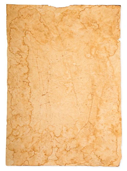 Textur des alten braunen Papiers — Stockfoto