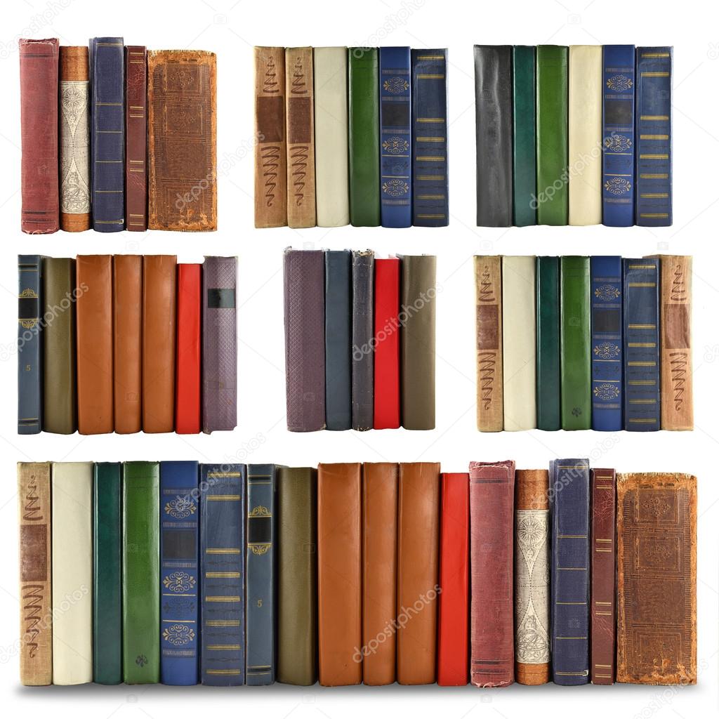 set of spine  books 