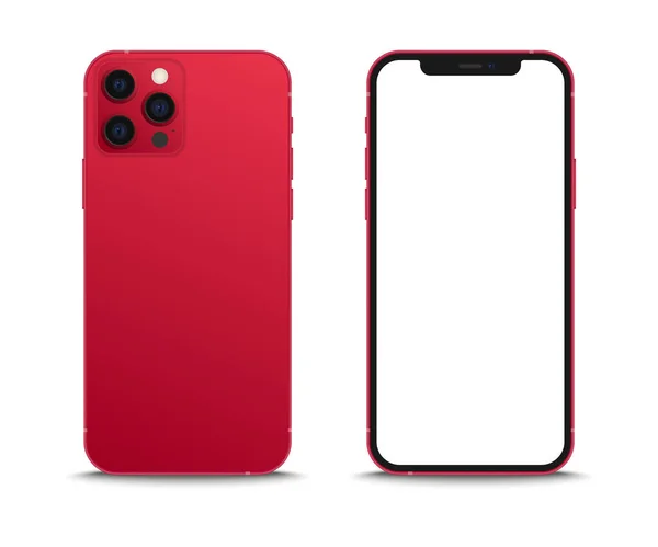 タシュケント、 UZBEKISTAN - 2020年11月7日:赤のiPhone 12プロモックアップ、白い画面でスマートフォンのモックアップ、 iPhone 、デバイスのモックアップ。新iPhone 12はApple Inc.によって開発されたスマートフォンです。. ロイヤリティフリーストックベクター