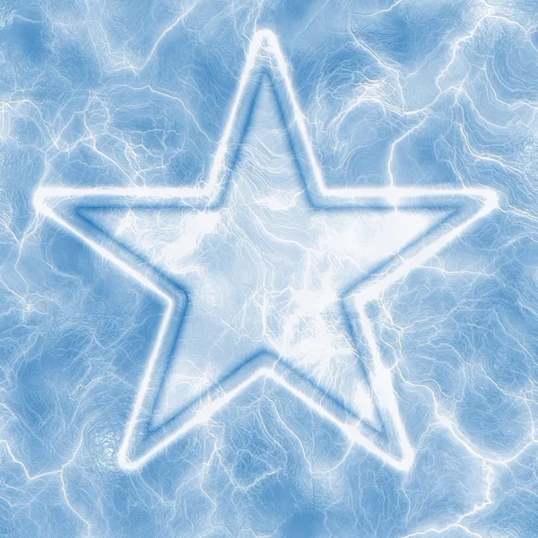 Звезда льда — стоковое фото