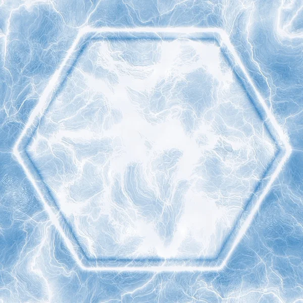 Hexagonal de hielo —  Fotos de Stock