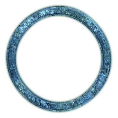 Renkli cam çerçeve