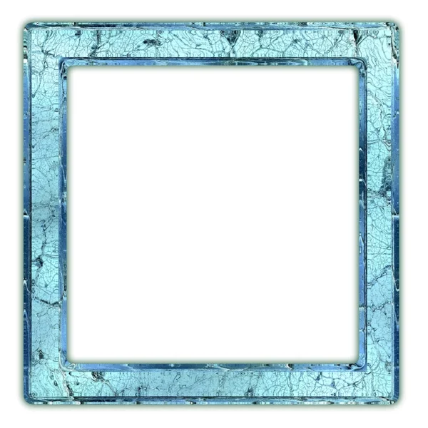 Cracked glass frame — Stock Photo, Image