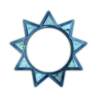 Kırık cam çerçeve