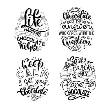 Çikolata el harfleri alıntılar ayarlandı.