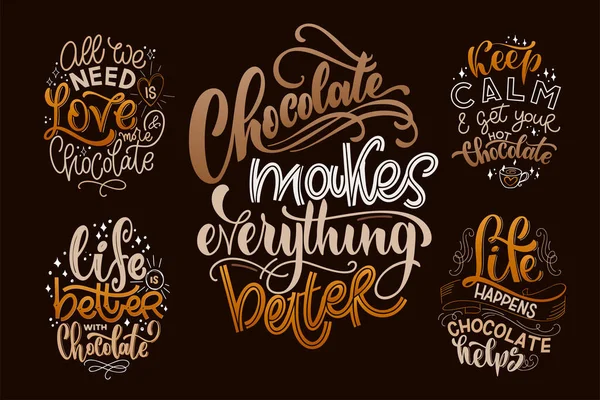 Çikolata el harfleri alıntılar ayarlandı.