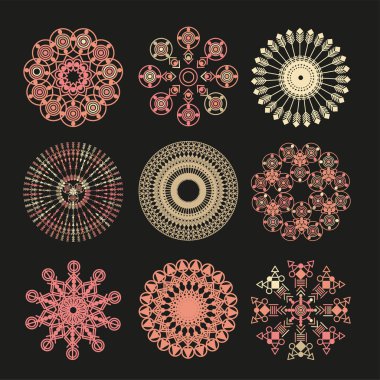 Kabile mandala seti.