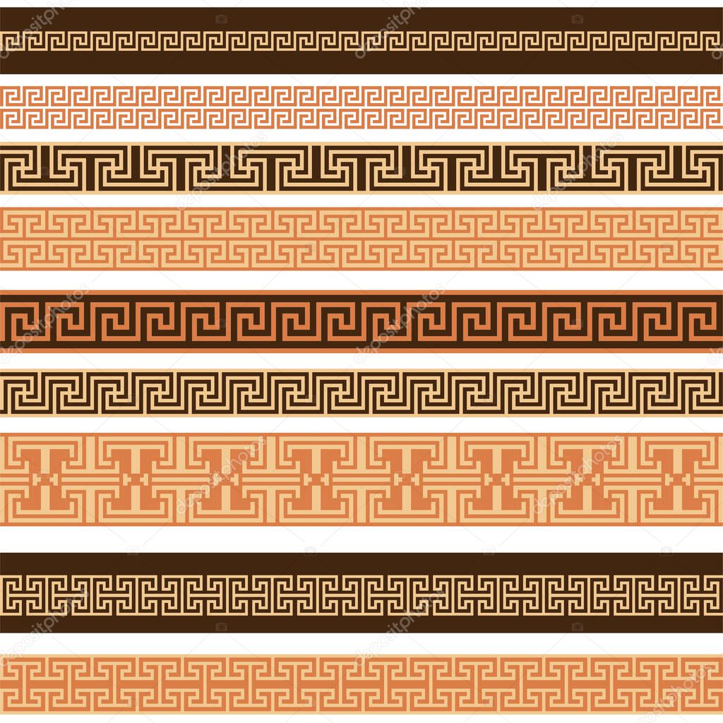 Greek key seamless pattern. 