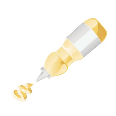 Cam şişede mayonez..