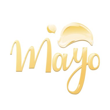 Soslu mayonez etiketi..