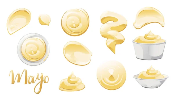 Kasede mayonez, şişe ve leke hazır..