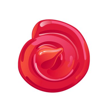 Domates, ketçap sıçrama, leke ya da damla.