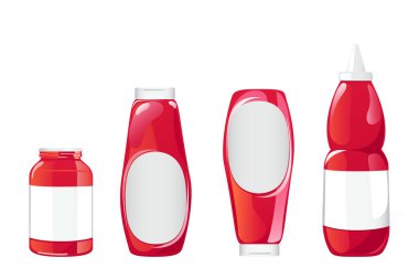 Domates ketçap şişesi.