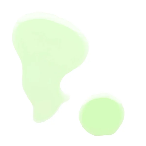 Soro cosmético esfregaço de gel verde — Fotografia de Stock