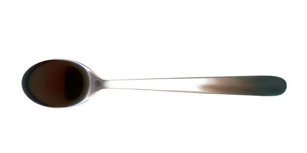 Salsa de soja en cuchara aislada —  Fotos de Stock
