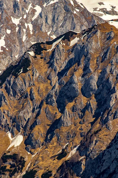Hierba Soleada Montaña — Foto de Stock