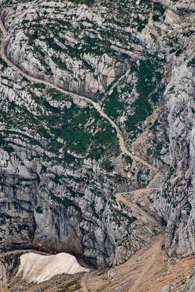 Sentier Vers Sommet Montagne Triglav — Photo