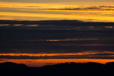 Bohinj 'de ilk güneş ışığı