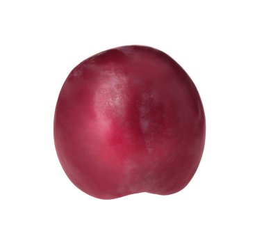 Lezzetli taze erik beyazda izole edilmiş.