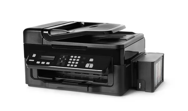 New Modern Multifunction Printer Isolated White — Stock Photo, Image