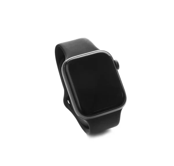 Modern Stijlvol Smart Watch Geïsoleerd Wit — Stockfoto