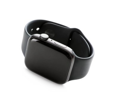 Modern stil akıllı saat beyaz üzerinde izole