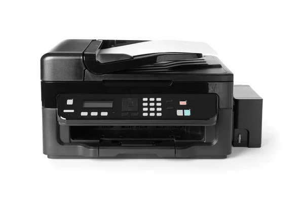 New Modern Multifunction Printer Isolated White — Stock Photo, Image