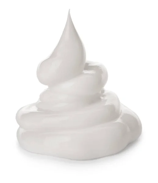 Campione Crema Sfondo Bianco Prodotto Cosmetico — Foto Stock