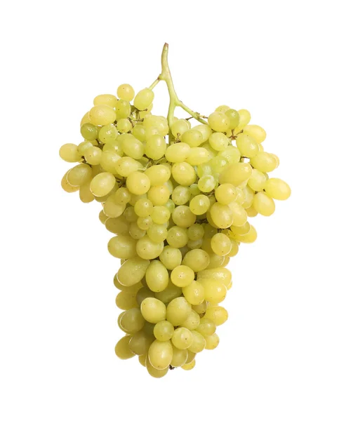 Kupa Świeżych Dojrzałych Soczystych Winogron Izolowanych Białym — Zdjęcie stockowe