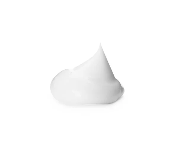 Cremeprobe Auf Weißem Hintergrund Kosmetikprodukt — Stockfoto