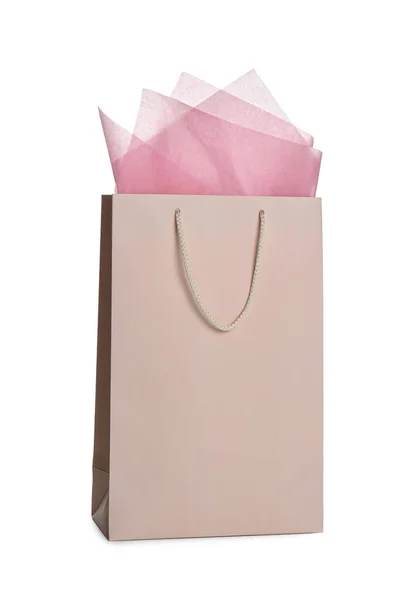 Gift Bag Paper White Background — Stock Photo, Image