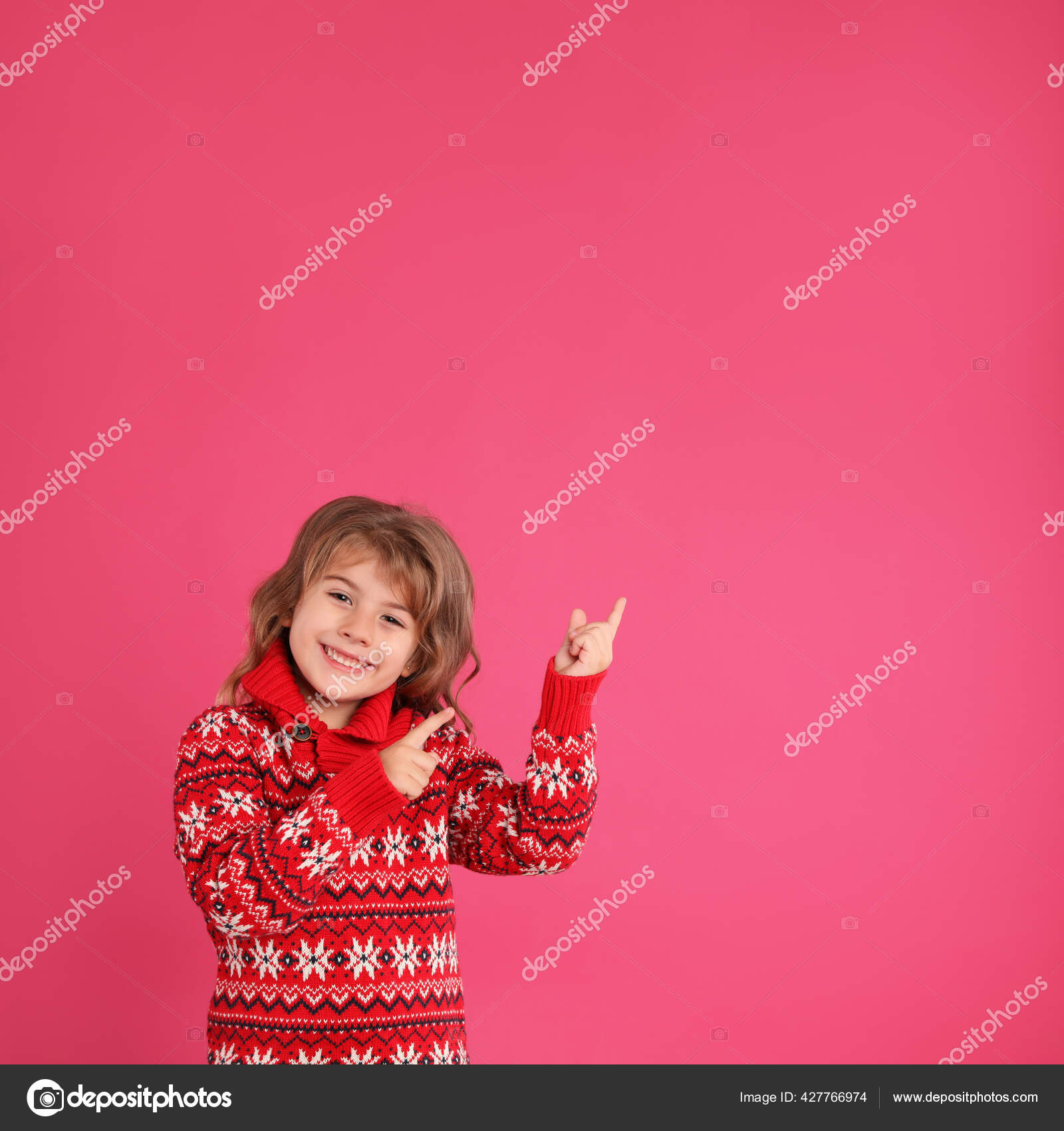 Cute Red Christmas Sweater 