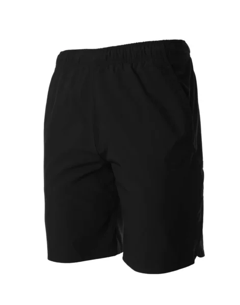 Svarta Mäns Shorts Isolerade Vitt Sportkläder — Stockfoto